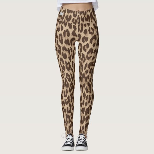 SERESHKI COLLECTIE Leopard Leggings (Voorkant)