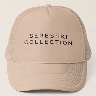 SERESHKI COLLECTIE Logo Beige Trucker Hat Trucker Pet