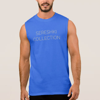 SERESHKI COLLECTIE Logo Grijs/blauw T-shirt