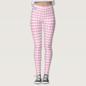 SERESHKI COLLECTIE Pink Gingham Leggings (Voorkant)