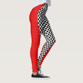 SERESHKI COLLECTIE Red Racer Checker Leggings (Rechts)