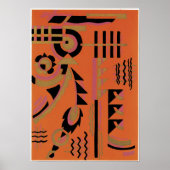 Serge Gladky Jazz Art Poster (Voorkant)