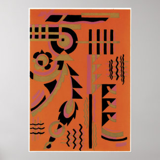 Serge Gladky Jazz Art Poster