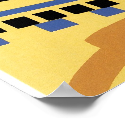 Serge Gladky Jazz Art Poster (Hoek)