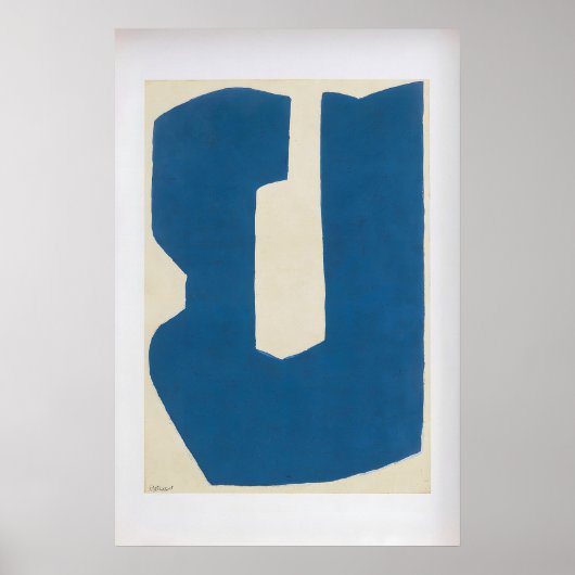Serge Poliakoff Abstracte Compositie 1965 Poster (Voorkant)