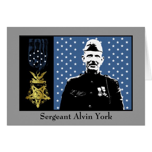 Sergeant Alvin York - Medal of Honor Winner (Voorkant Horizontaal)