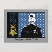 Sergeant Alvin York - Medal of Honor Winner Briefkaart (Voorkant)