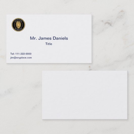 Sergeant Badge Universal Visitekaartje (Voorkant / Achterkant)