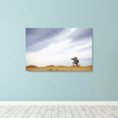 Sergeant biedt veiligheid canvas afdruk (Insitu (Houten vloer))