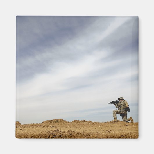 Sergeant biedt veiligheid magneet (Voorkant)