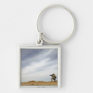 Sergeant biedt veiligheid sleutelhanger