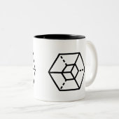 Sergeant (+) / Black 325 ml Two-Tone Mok (Voorkant rechts)