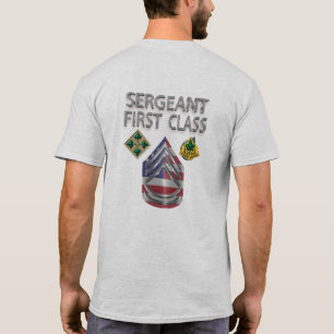 Sergeant eerste klas 4e Infanteriedivisie T-shirt
