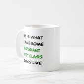 sergeant eerste klas , geweldige koffiemok (Voorkant links)