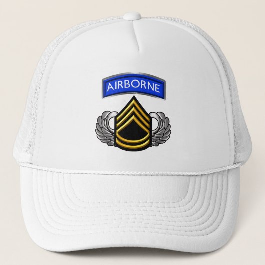 Sergeant Eerste Klasse SFC Airborne Trucker Pet (Voorkant)
