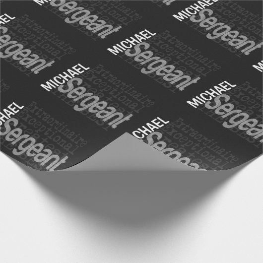 Sergeant Extraordinaire Cadeaupapier (Hoek)