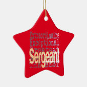 Sergeant Extraordinaire Keramisch Ornament (Rechts)