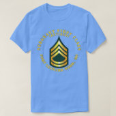 Sergeant First Class S met pensioen Fort Leonard W T-shirt (Design voorkant)