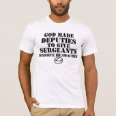 Sergeant Headache T-shirt (Voorkant)