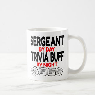 Sergeant houdt van spelen Trivia Koffiemok