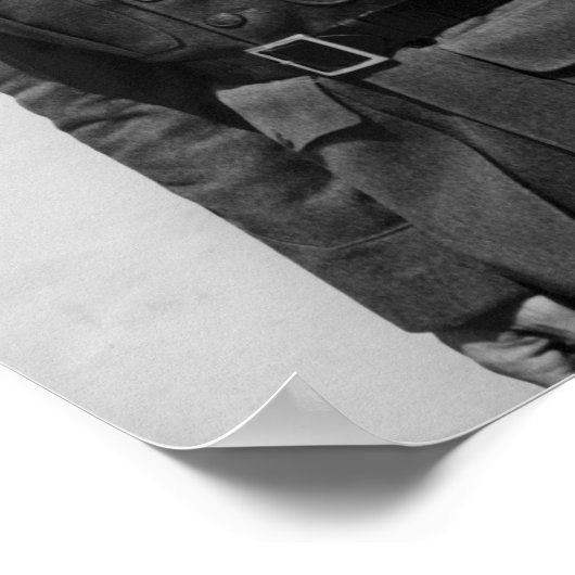 Sergeant John Basilone Stateside - WW2 1943 Poster (Hoek)