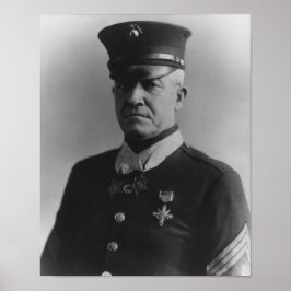 Sergeant-majoor Dan Daly Poster