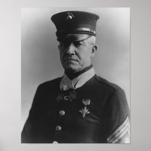 Sergeant-majoor Dan Daly Poster (Voorkant)