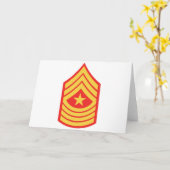 sergeant-majoor kaart (Gele Bloem)