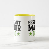 Sergeant-majoor Tweekleurige Koffiemok (Center)