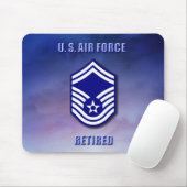 Sergeant-majoor van de USAF Muismat (Met muis)