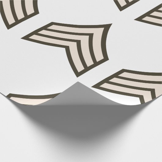 Sergeant-rang Cadeaupapier (Hoek)