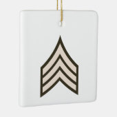 Sergeant-rang Keramisch Ornament (Rechts)