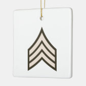 Sergeant-rang Keramisch Ornament (Links)