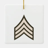 Sergeant-rang Keramisch Ornament (Achterkant)