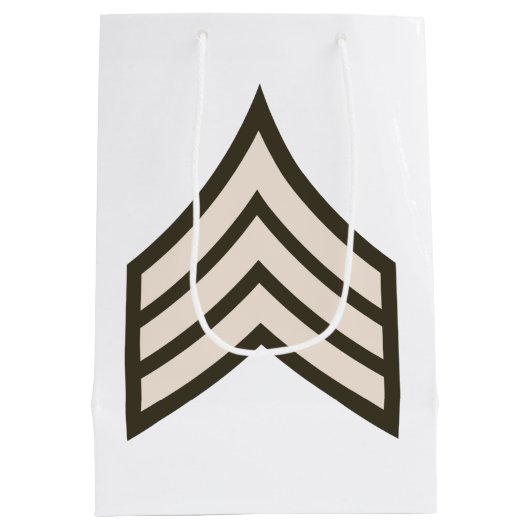Sergeant-rang Medium Cadeauzakje (Achterkant)