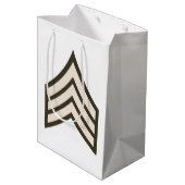 Sergeant-rang Medium Cadeauzakje (Achterkant Gekanteld)