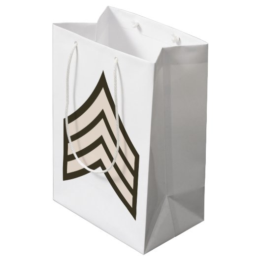 Sergeant-rang Medium Cadeauzakje (Achterkant Gekanteld)
