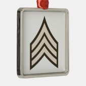 Sergeant-rang Metalen Ornament (Rechts)