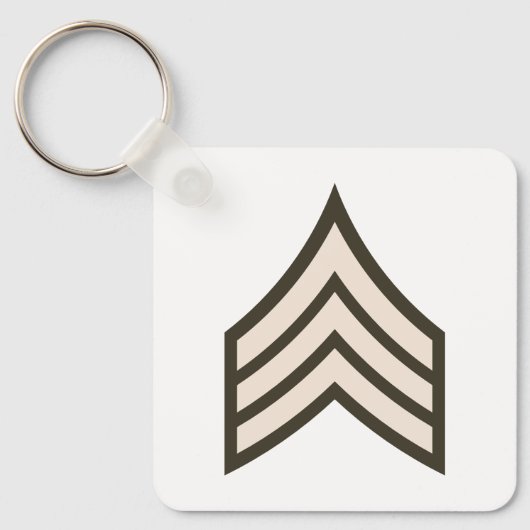 Sergeant-rang Sleutelhanger (Voorkant)