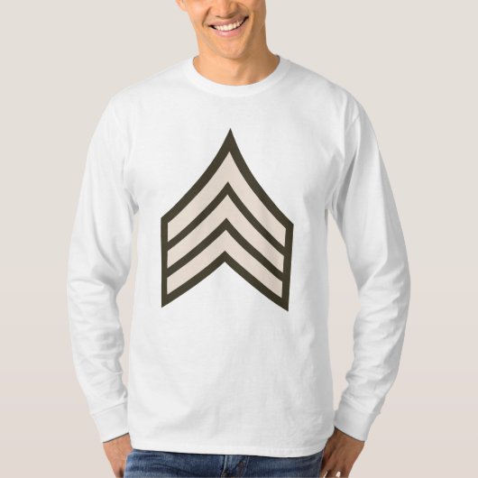 Sergeant-rang T-shirt (Voorkant)