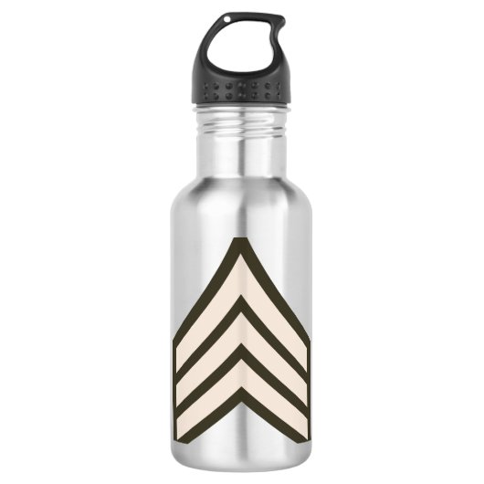 Sergeant-rang Waterfles (Voorkant)