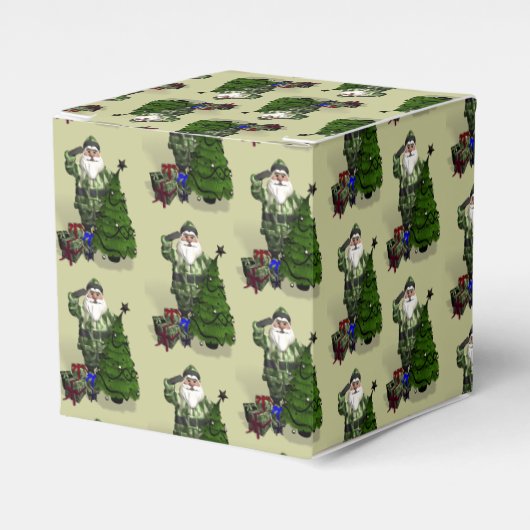 Sergeant Santa Claus Bedankdoosjes (Voorkant Zijde)