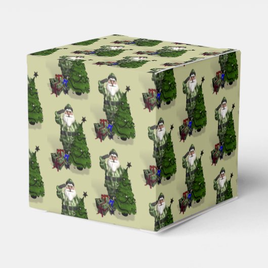 Sergeant Santa Claus Bedankdoosjes (Achterkant)