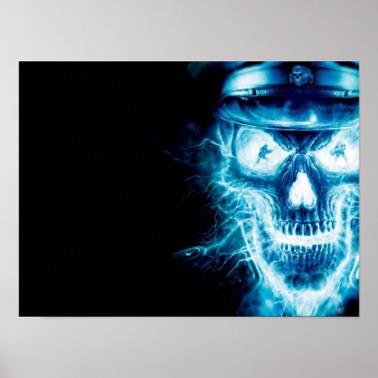 "Sergeant Skull"-posters Poster (Voorkant)