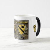 sergeant van de afdeling Cavalry Magische Mok (Voorkant rechts)