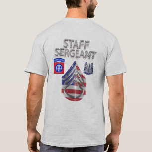 sergeant van de afdeling Luchtvaart T-shirt