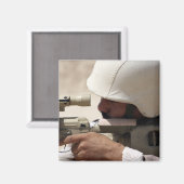 Sergeant van het Irakese leger zoekt naar beneden Magneet (Voorkant / Achterkant)