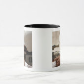 Sergeant van het Irakese leger zoekt naar beneden Mok (Midden)