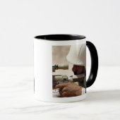 Sergeant van het Irakese leger zoekt naar beneden Mok (Voorkant rechts)