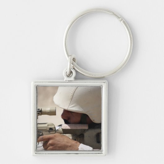 Sergeant van het Irakese leger zoekt naar beneden Sleutelhanger (Voorkant)